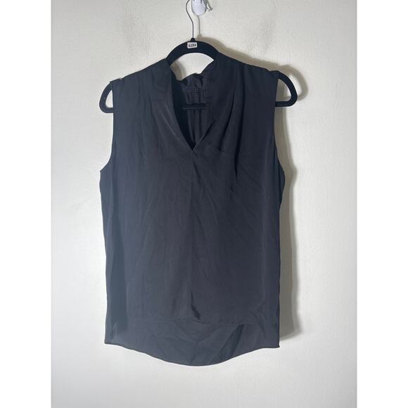 Elie Tahari Black Sleeveless Silk Tank Sz S - Picture 1 of 2